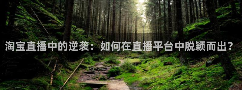 龙门直播app足球直播下载：淘宝直播中的逆袭：如何在直播平台中脱颖而出？